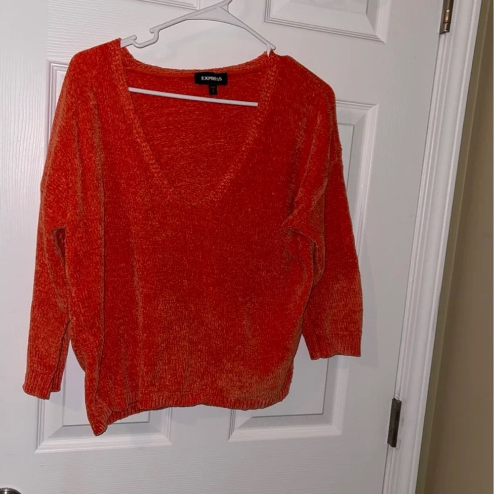 Orange sweater